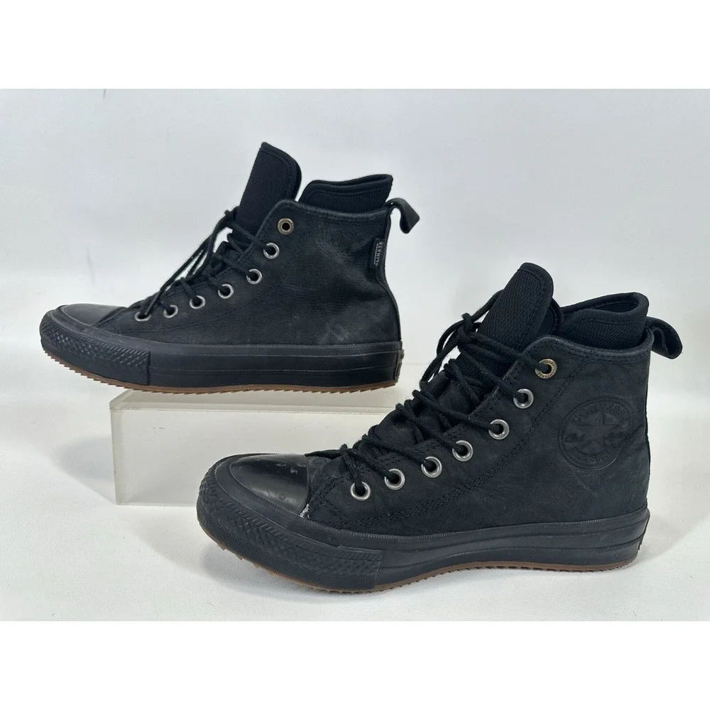 Converse All Star Waterproof Nubuck Black 157460C Mens 6 Women 8 Neoprene Gum‎
